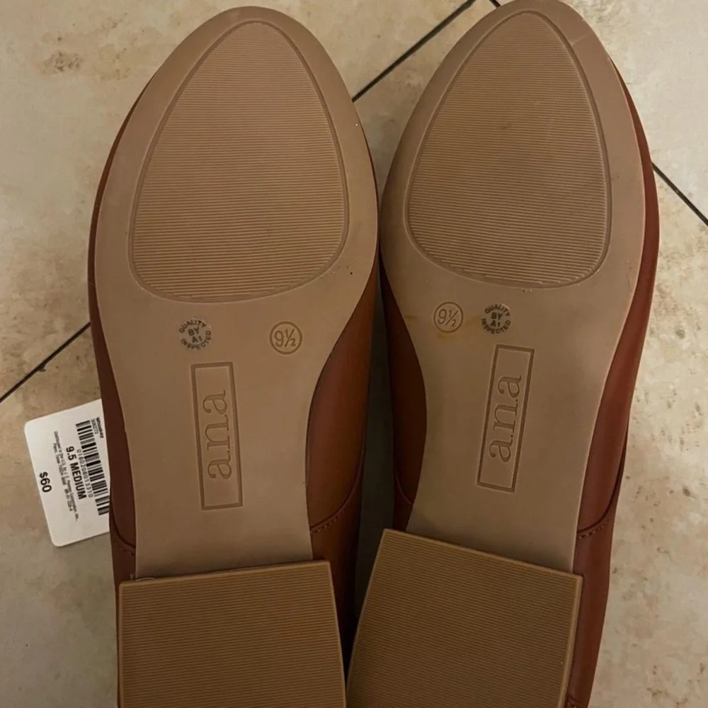 New A.N.A. Brown Oxford Shoes Size 9.5